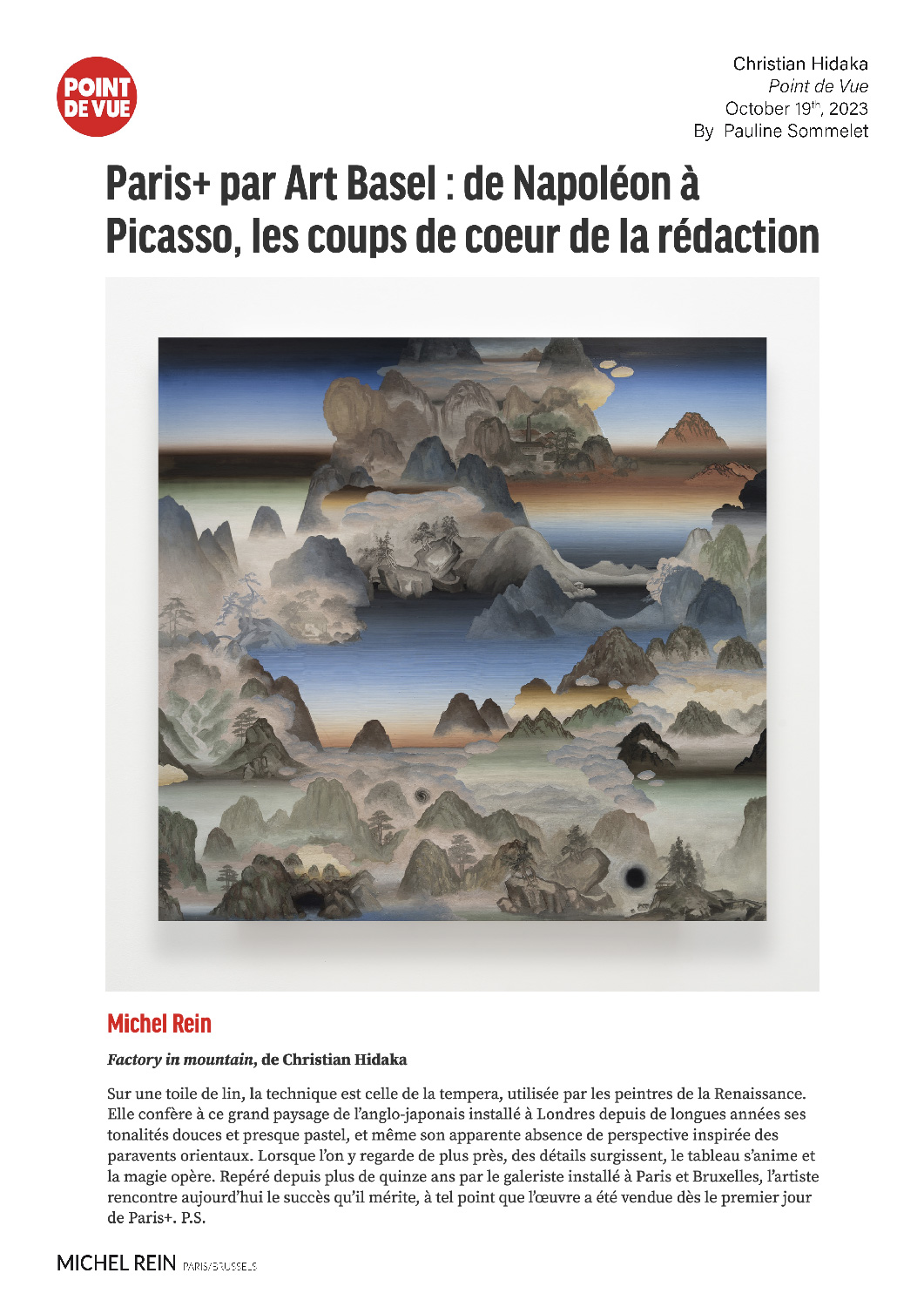 Paris+ par Art Basel : de Napolon  Picasso, les coups de coeur de la rdaction - Point de Vue