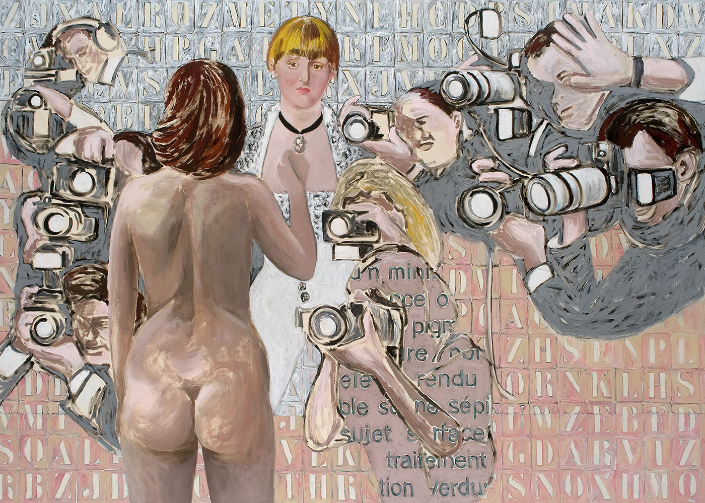 Ex�cution de la peinture, Agn�s Thurnauer