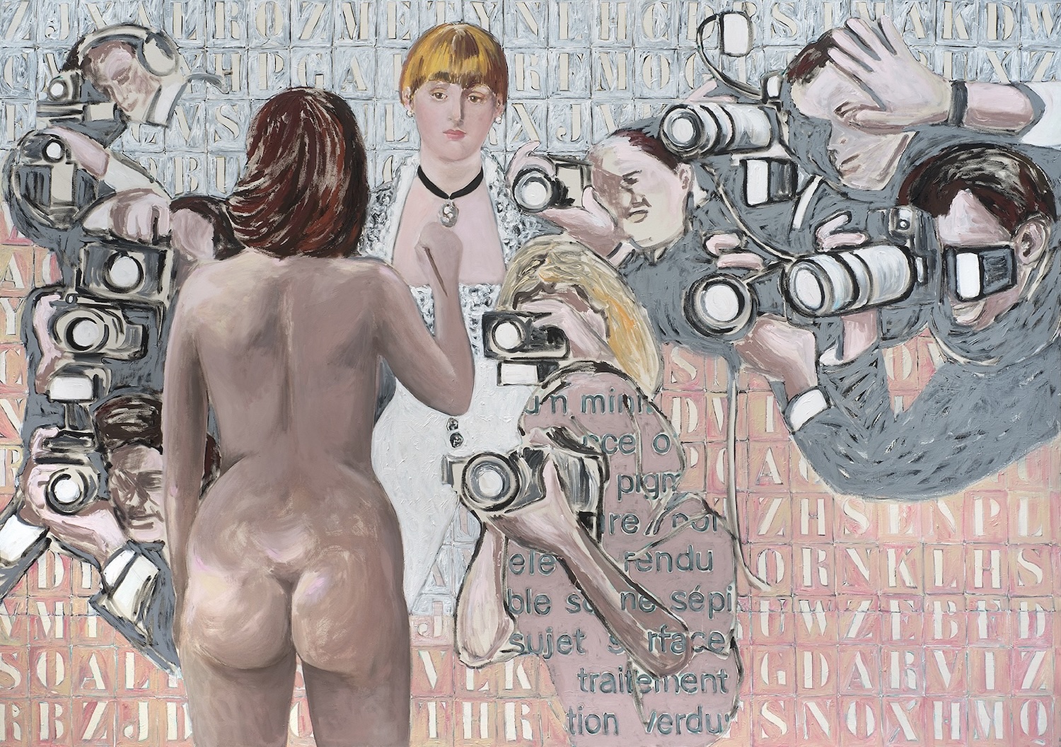 Ex�cution de la peinture, Agn�s Thurnauer