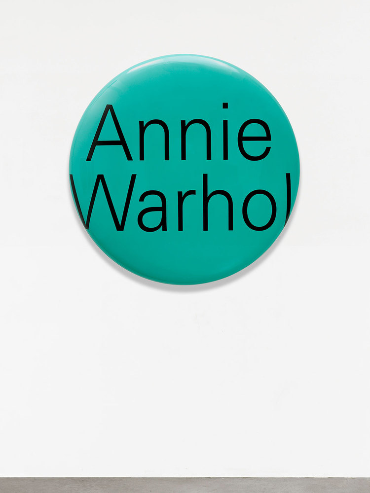 Portrait Grandeur Nature (Annie Warhol), Agnès Thurnauer