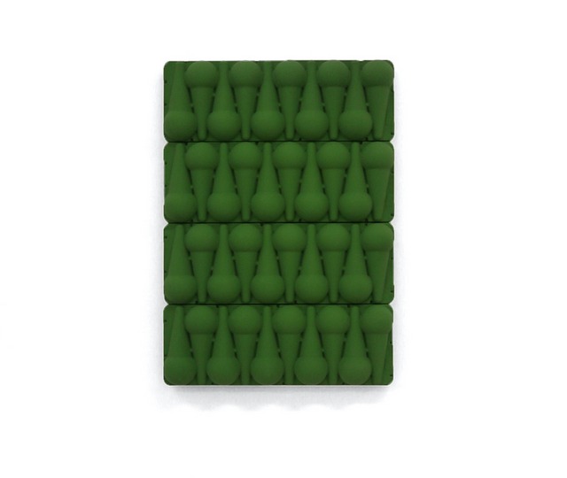 Variation sur celui du cône de glace - vert, Edgar Sarin
