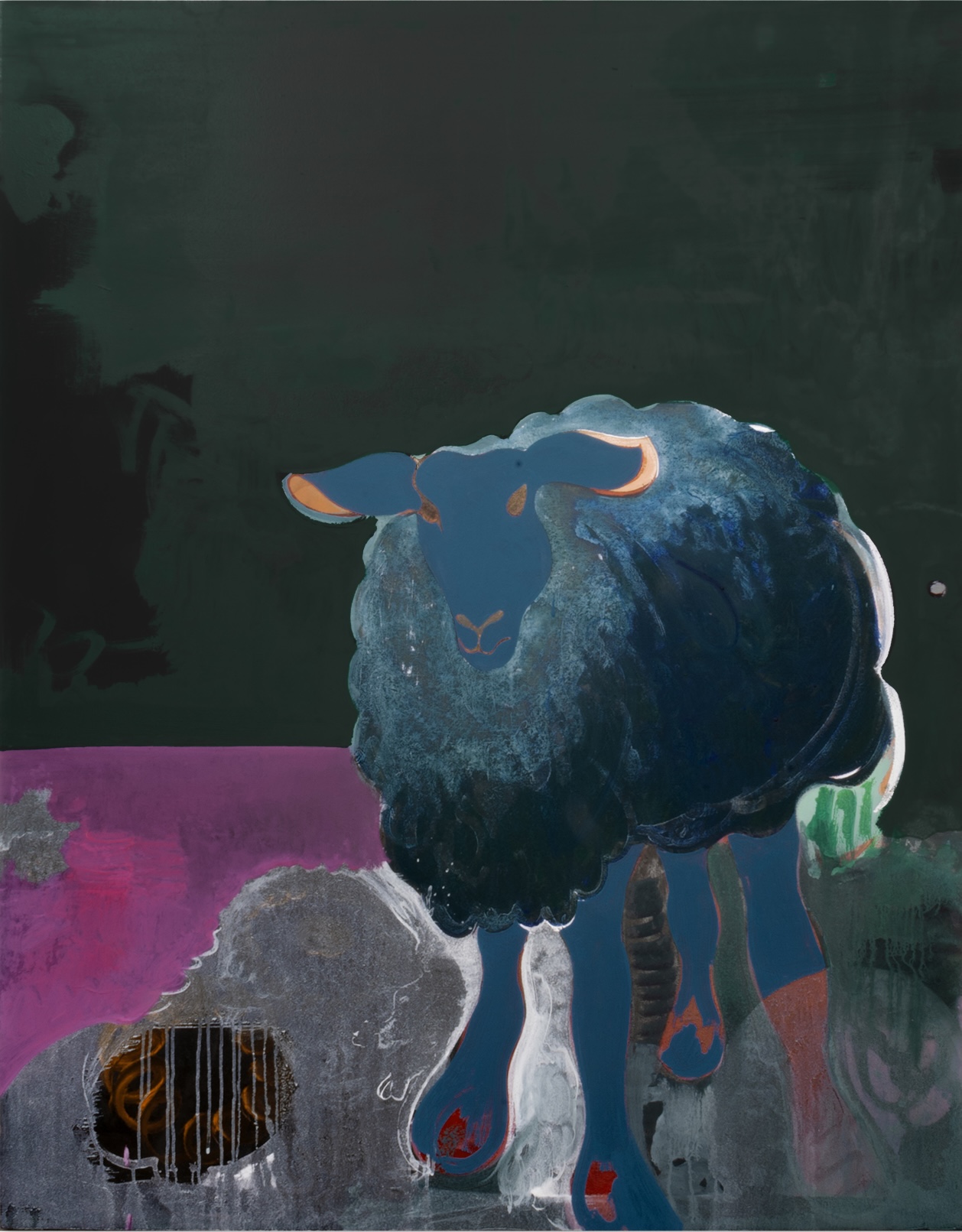 Sheep (at night), Hugo Ruyant