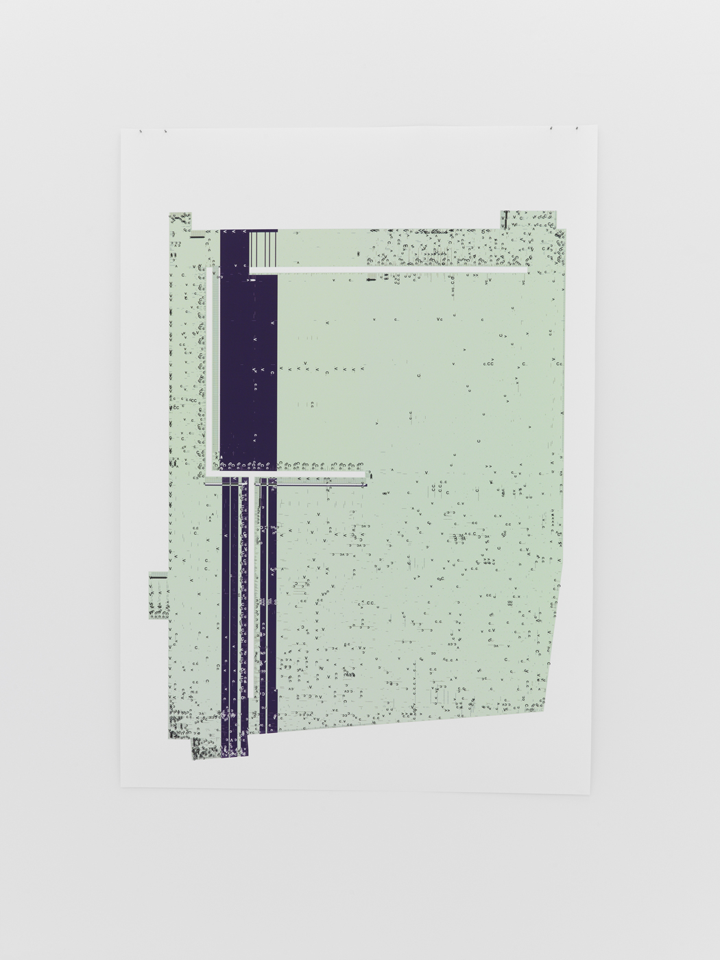 Untitled (Select_CV Floor Plan of Kunsthalle Zurich; light green), Michael Riedel