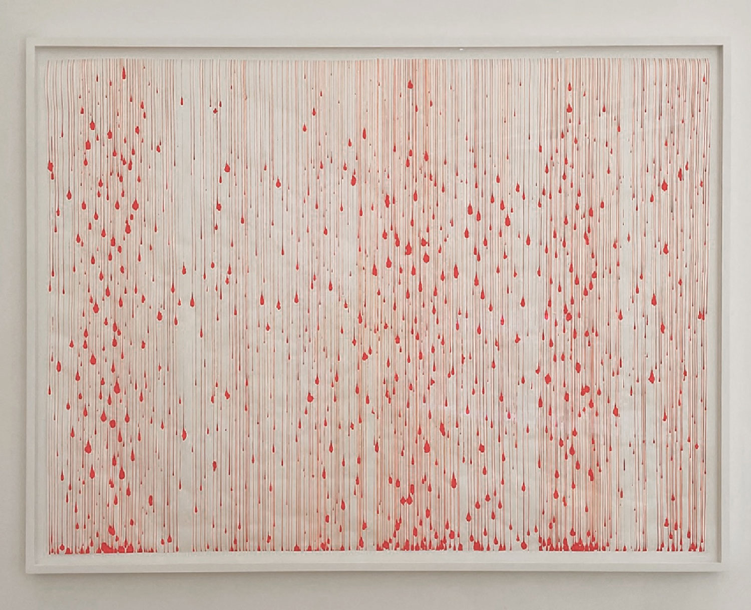 Rain drawing, Sophie Whettnall