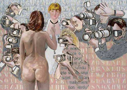 Ex�cution de la peinture, Agn�s Thurnauer