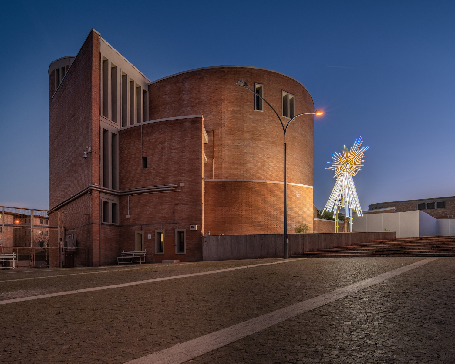 Rebibbia prison church, Rome, Italy