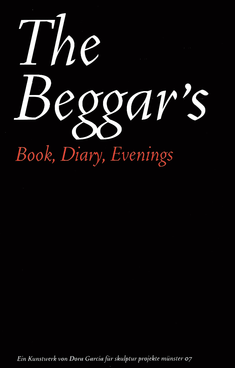 The Beggar's - Book, Diary, Evenings