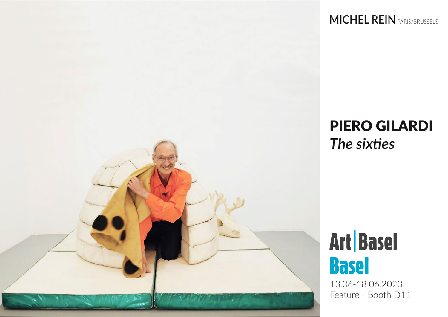 Art Basel 2023 - Piero Gilardi: gli anni '60