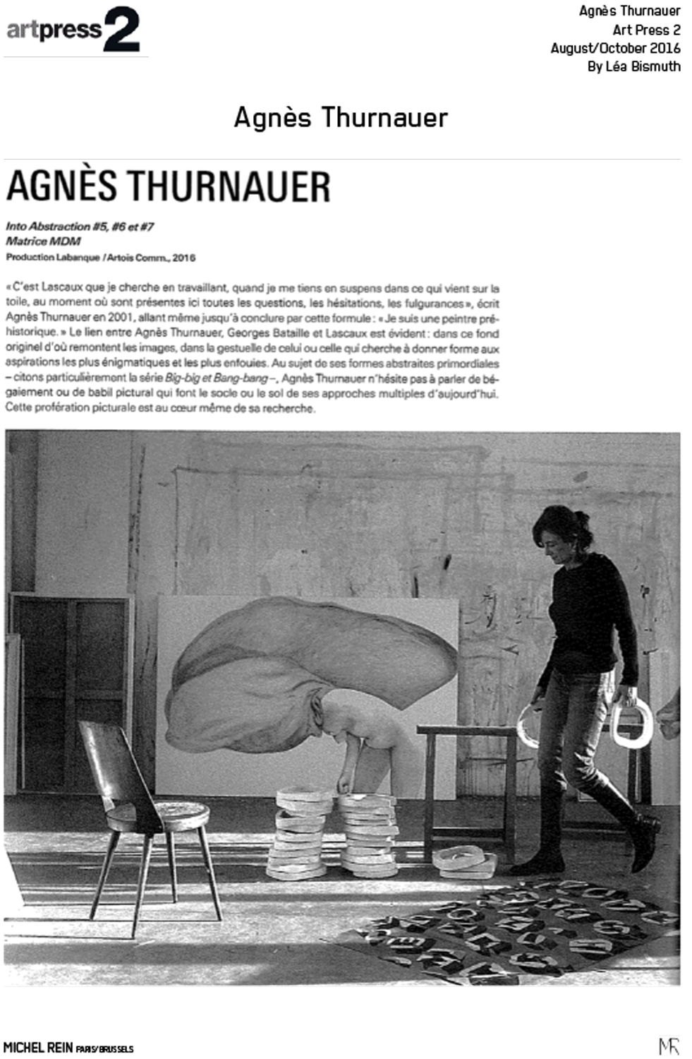 Agns Thurnauer - Art Press 2