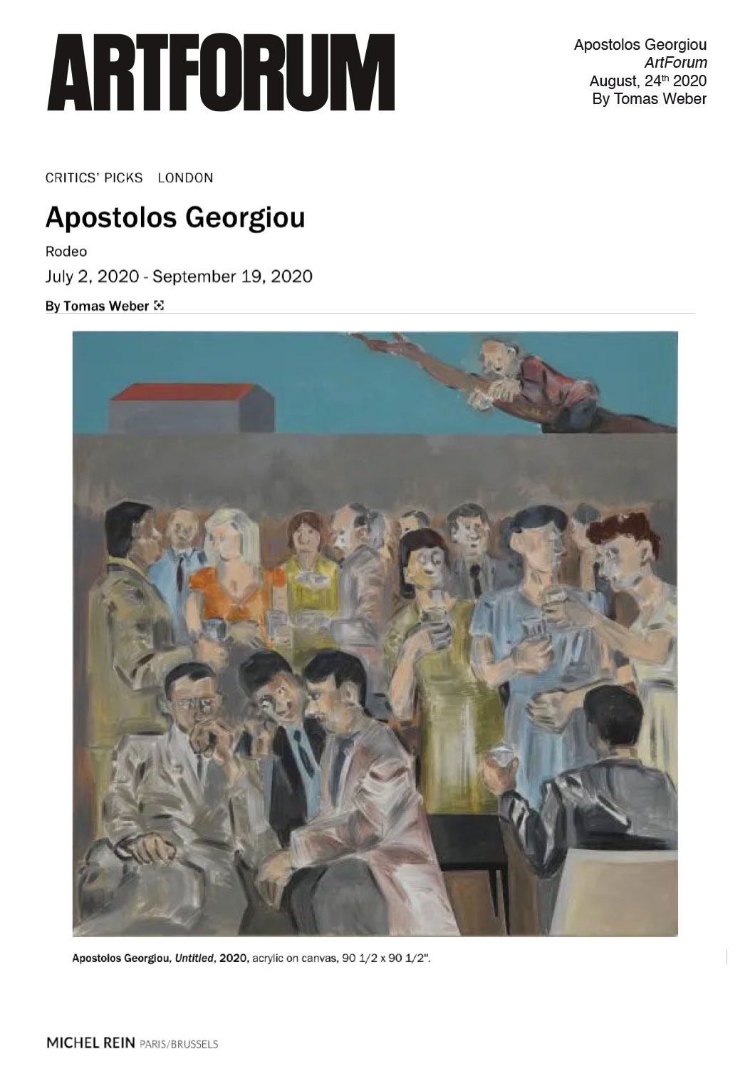 Apostolos Georgiou - ArtForum