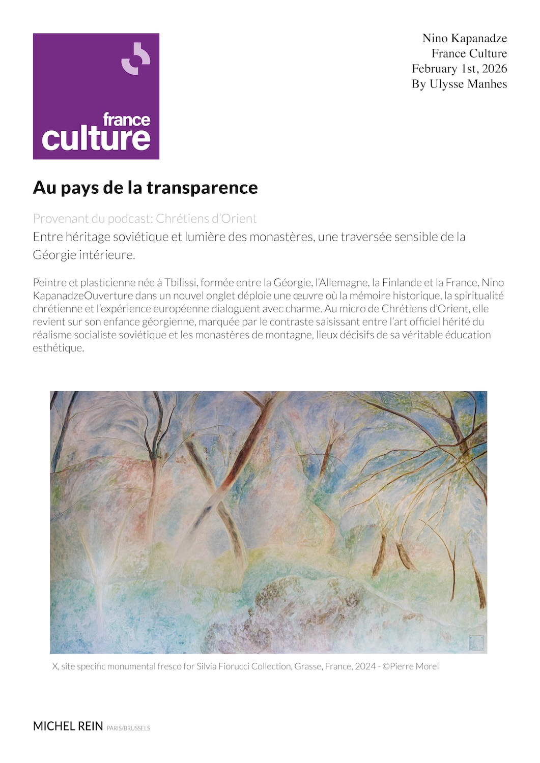 Au pays de la transparence - France Culture