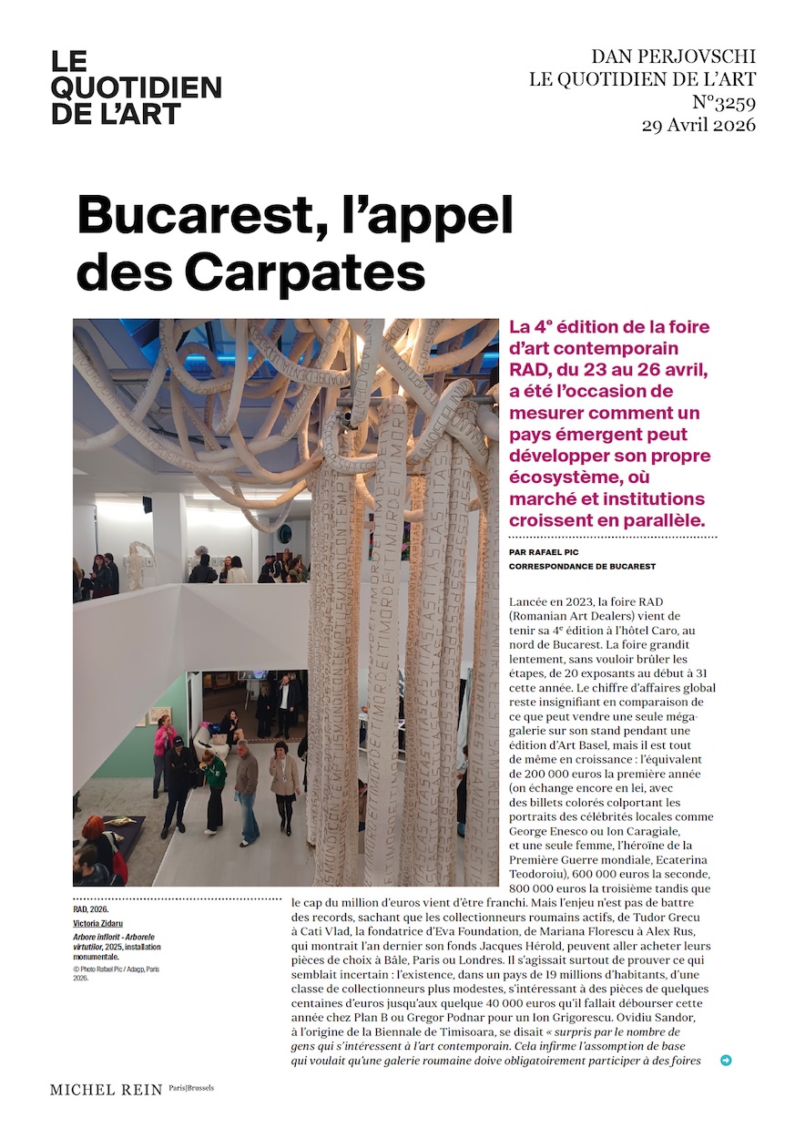 Bucarest, l'appel des Carpates - Le Quotidien de l'Art