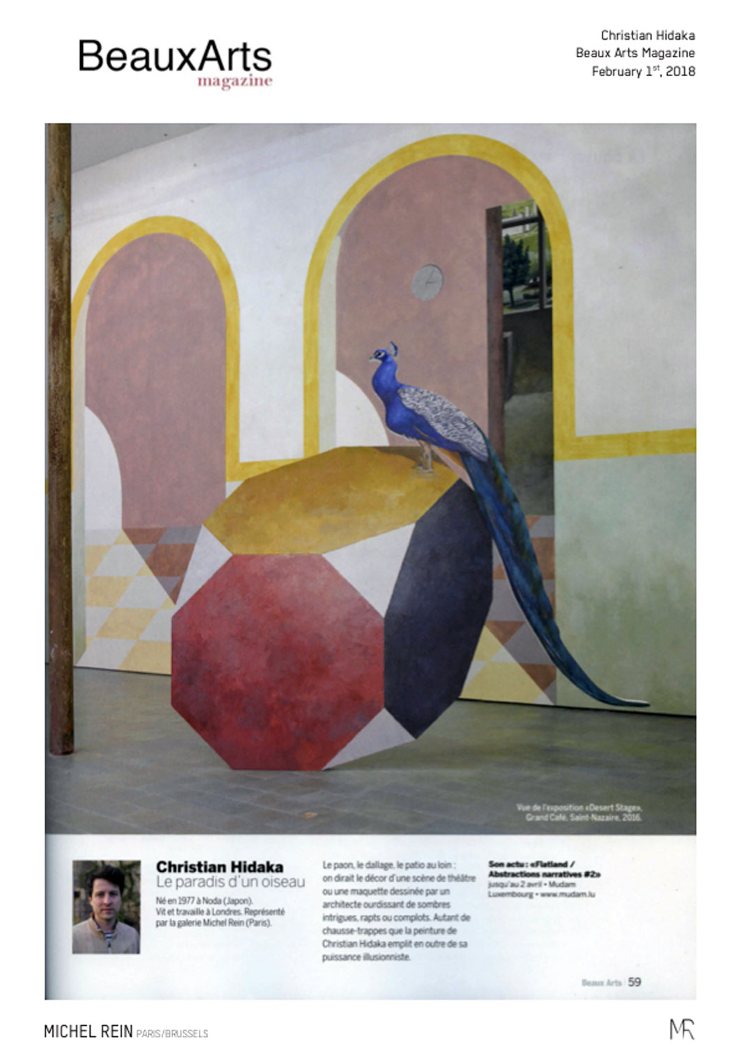 Christian Hidaka - Beaux Arts Magazine