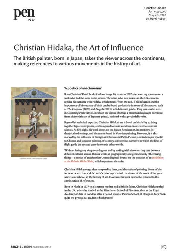 Christian Hidaka, the Art of Influence - pen