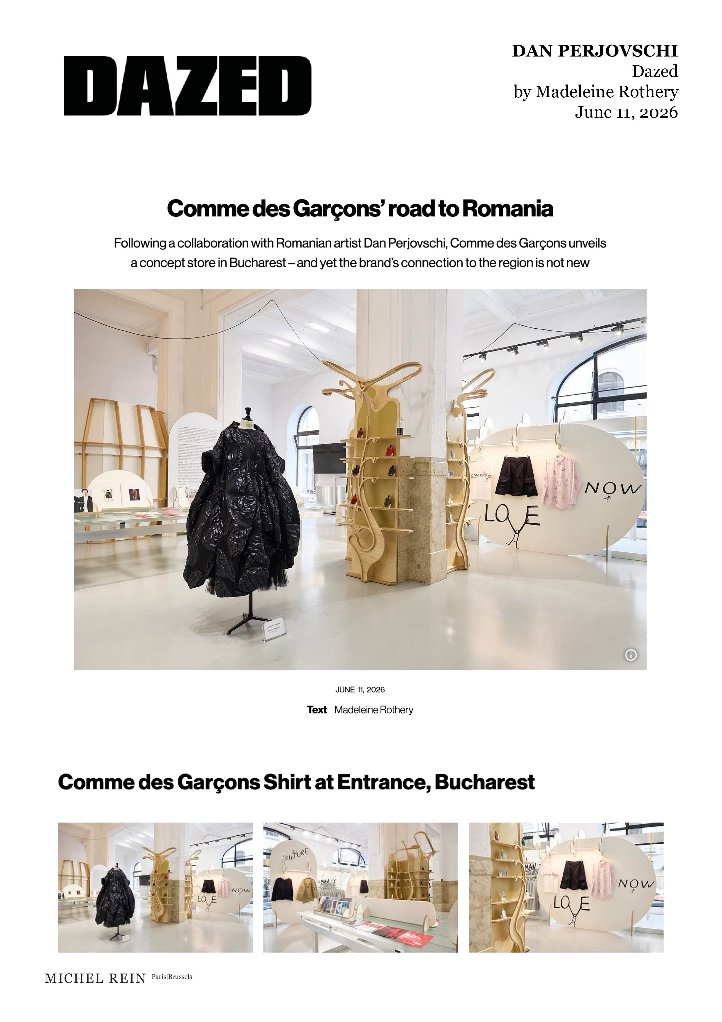 Comme des Garons road to Romania - Dazed