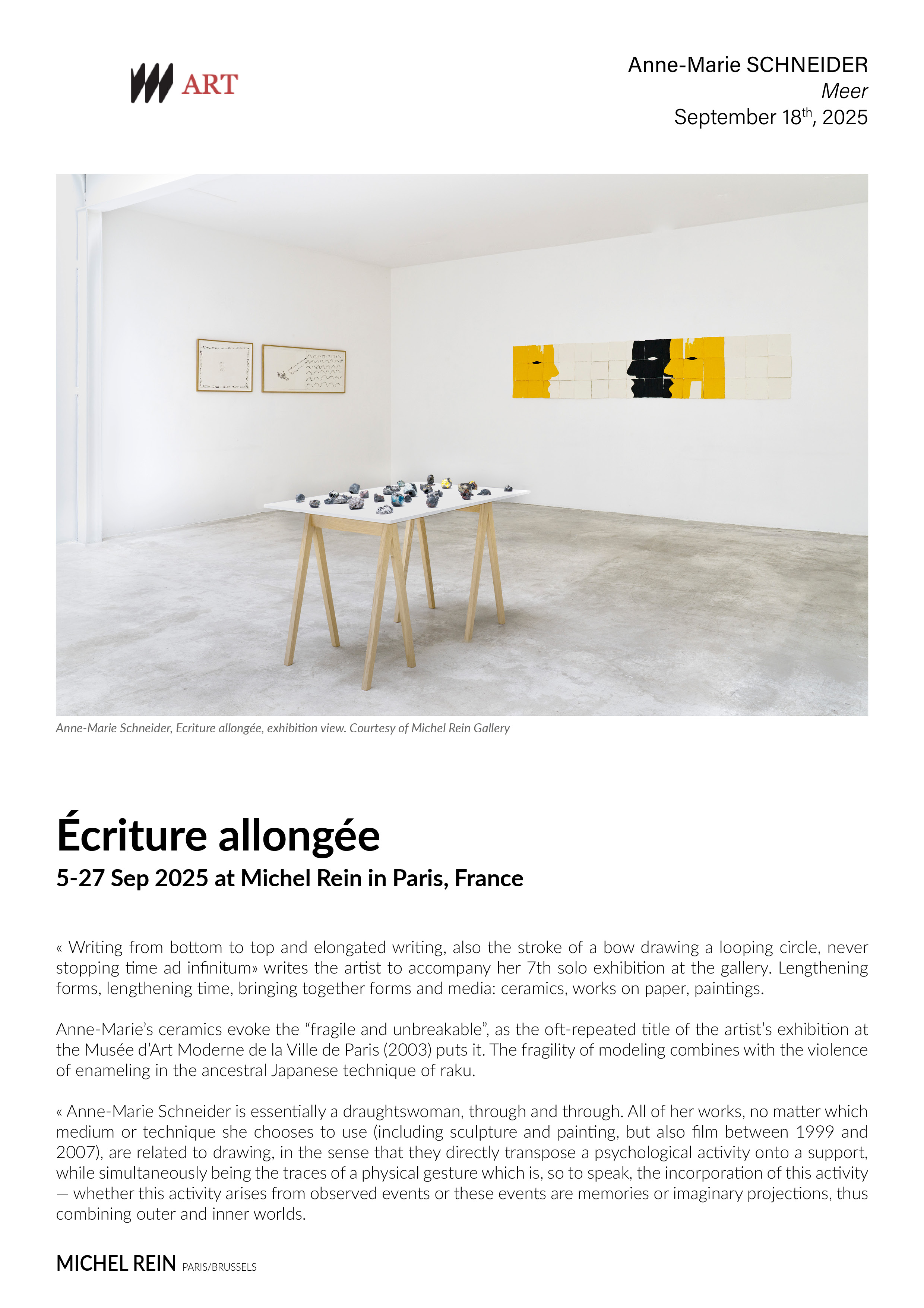 criture allonge - Meer