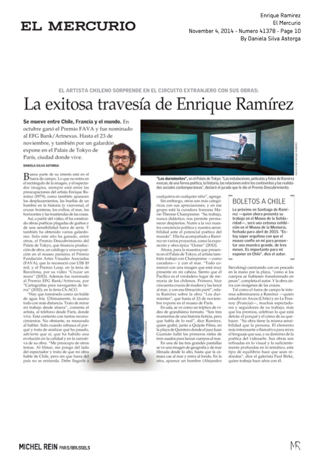 Enrique Ramrez - El Mercurio