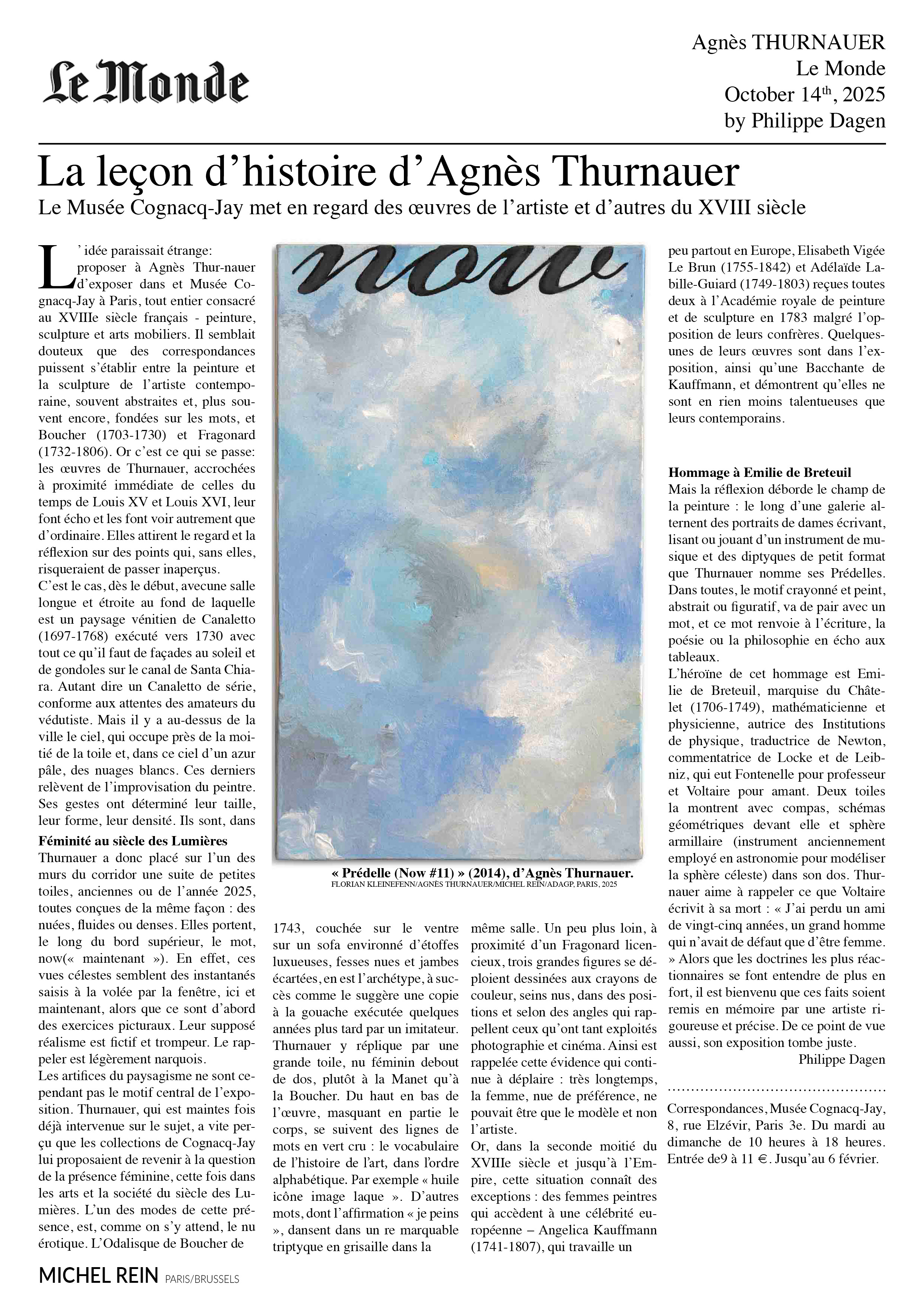 La leon d'histoire d'Agns Thurnauer - Le Monde
