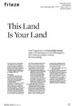 This Land Is Your Land - Frieze