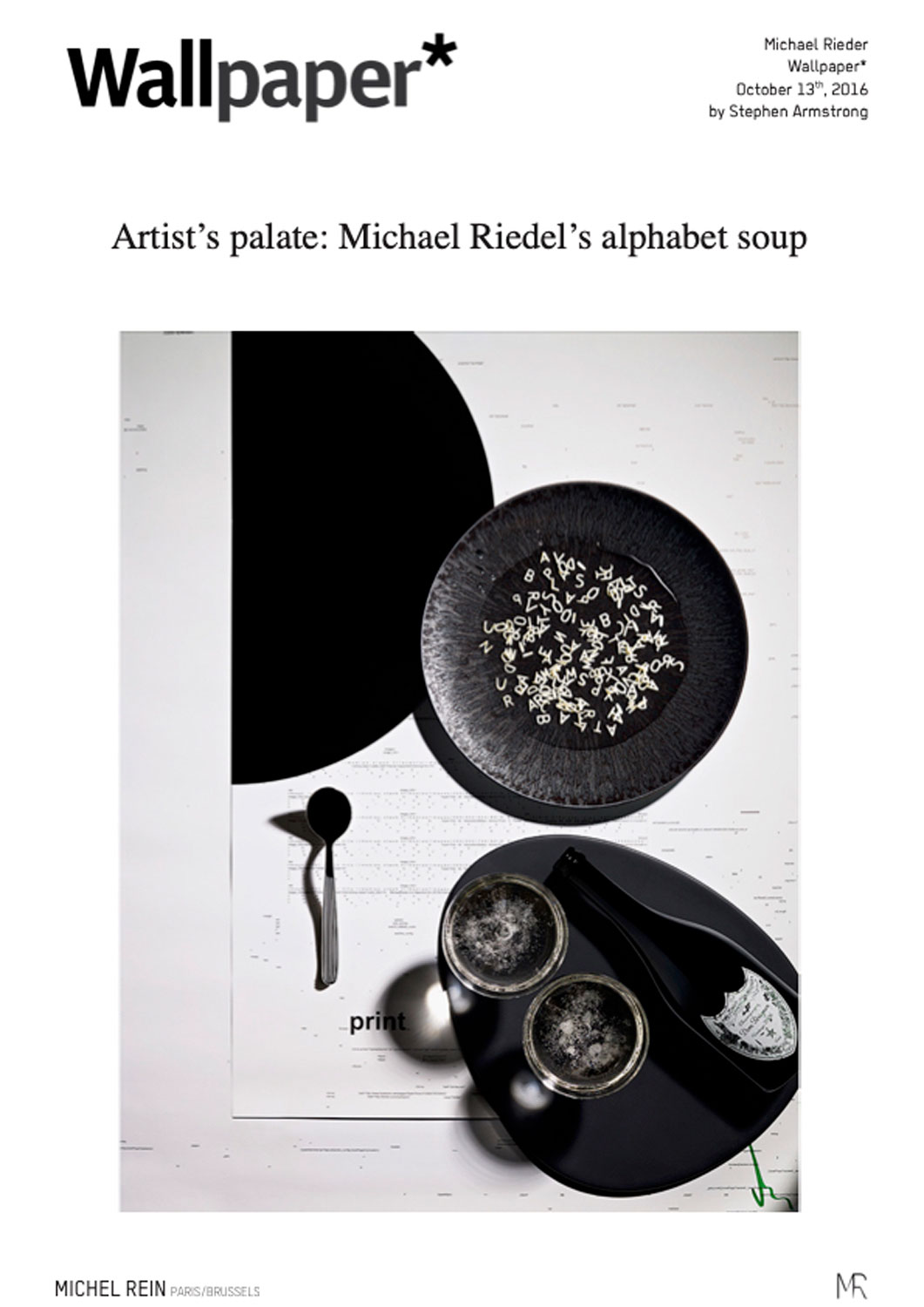 Michael Riedel - Wallpaper*