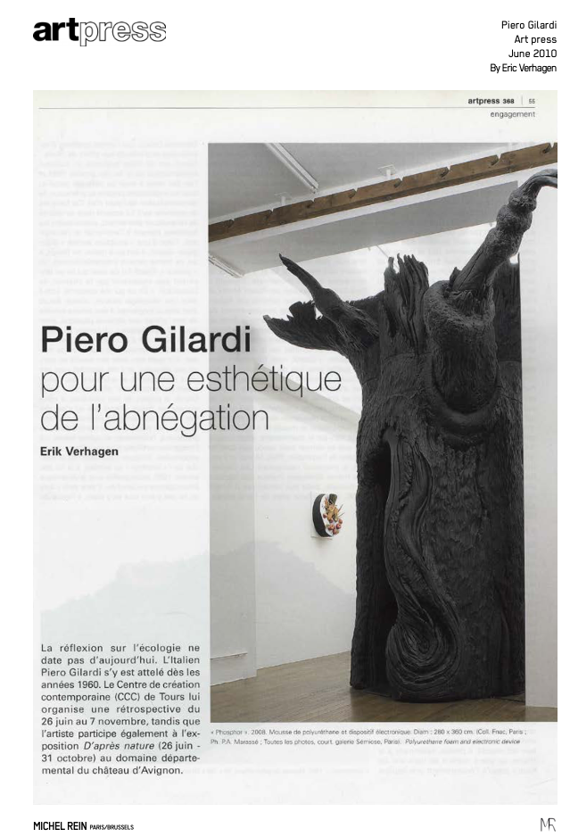 Piero Gilardi pour une esthtique de l'abngation - artpress