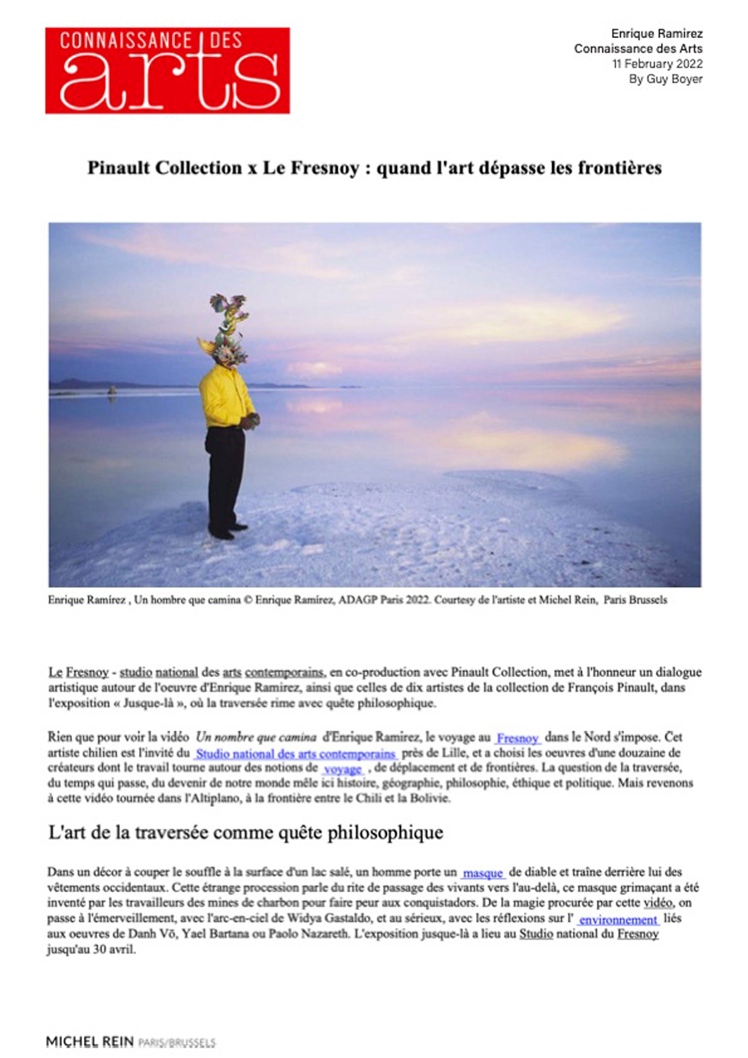 Pinault Collection x Le Fresnoy : quand l'art dpasse les frontires - Connaissance des arts