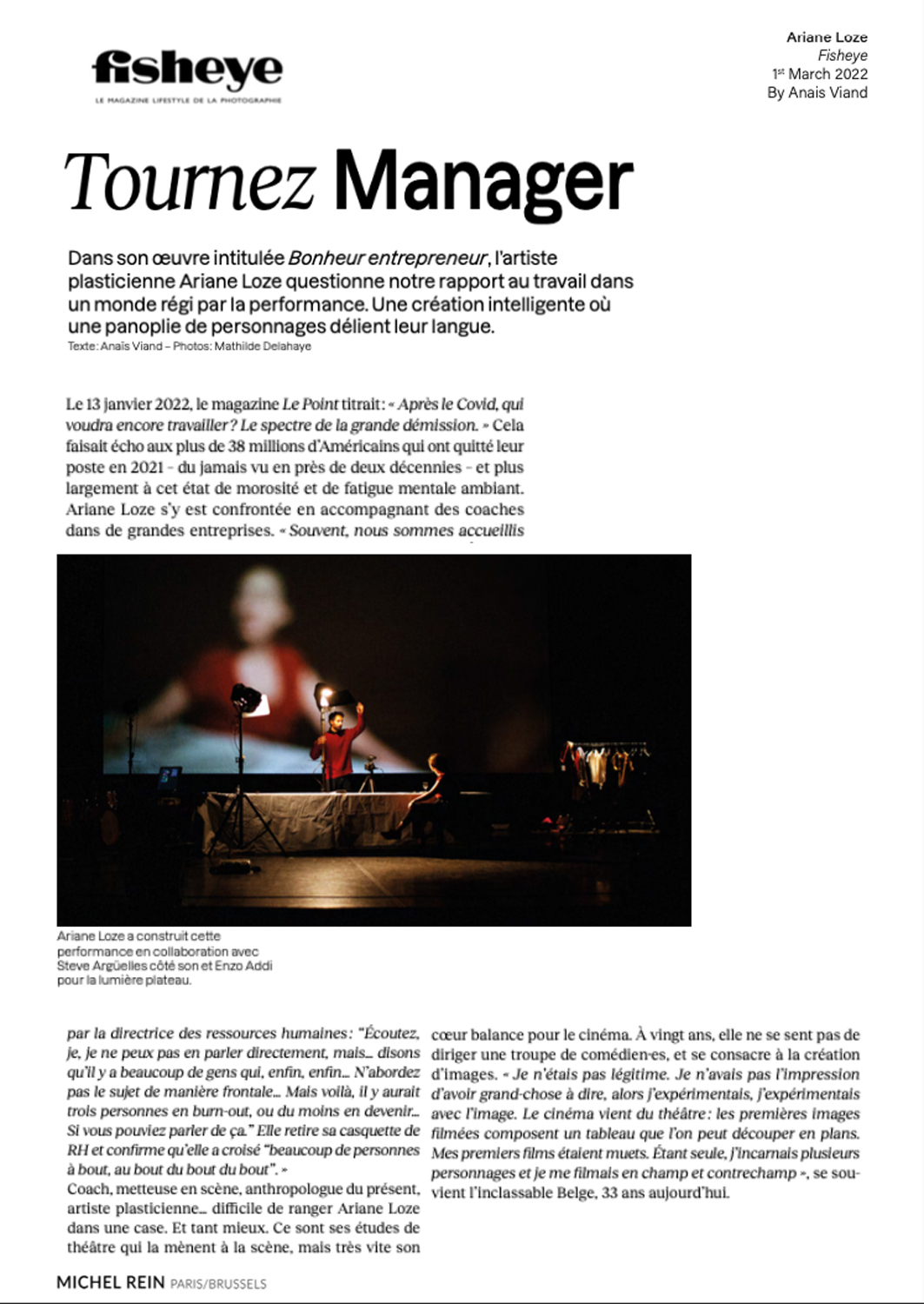 Tournez Manager - Fisheye